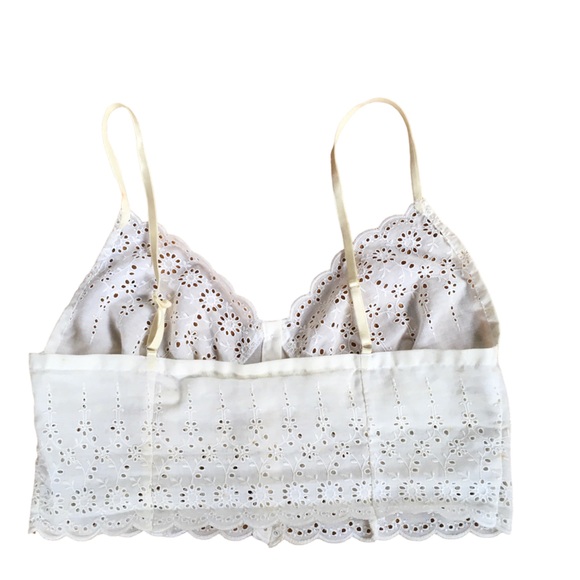 Hanky Panky Eyelet Button Up Bralette size small - Picture 7 of 15